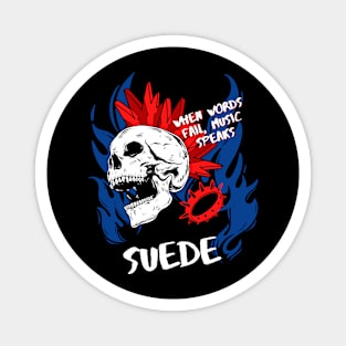 suede ll music speaks Magnet